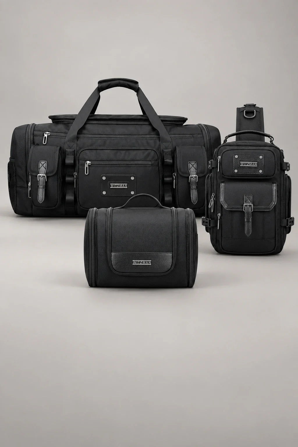 55L Long-Haul Travel Trio – complete product set