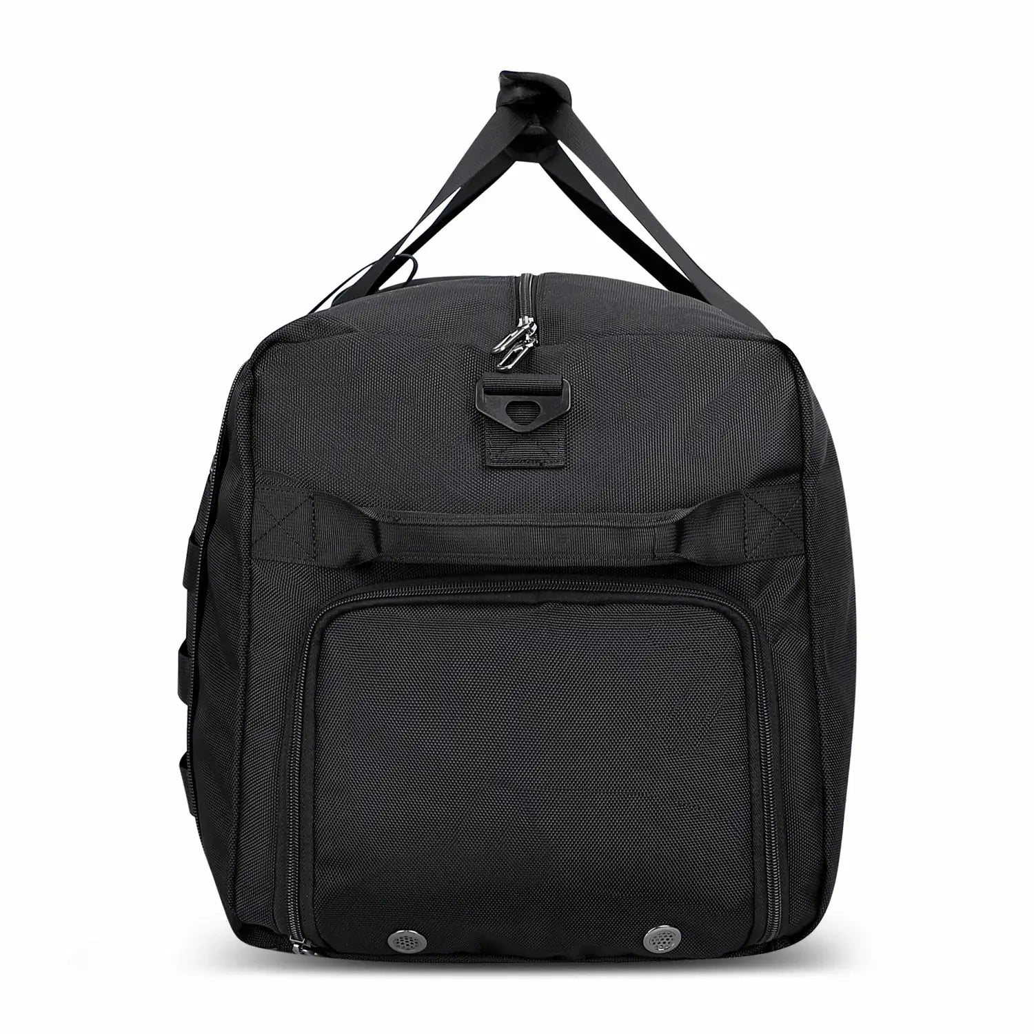 Foldable Duffel Bag for Travel 65L Lightweight Packable black nylon bag