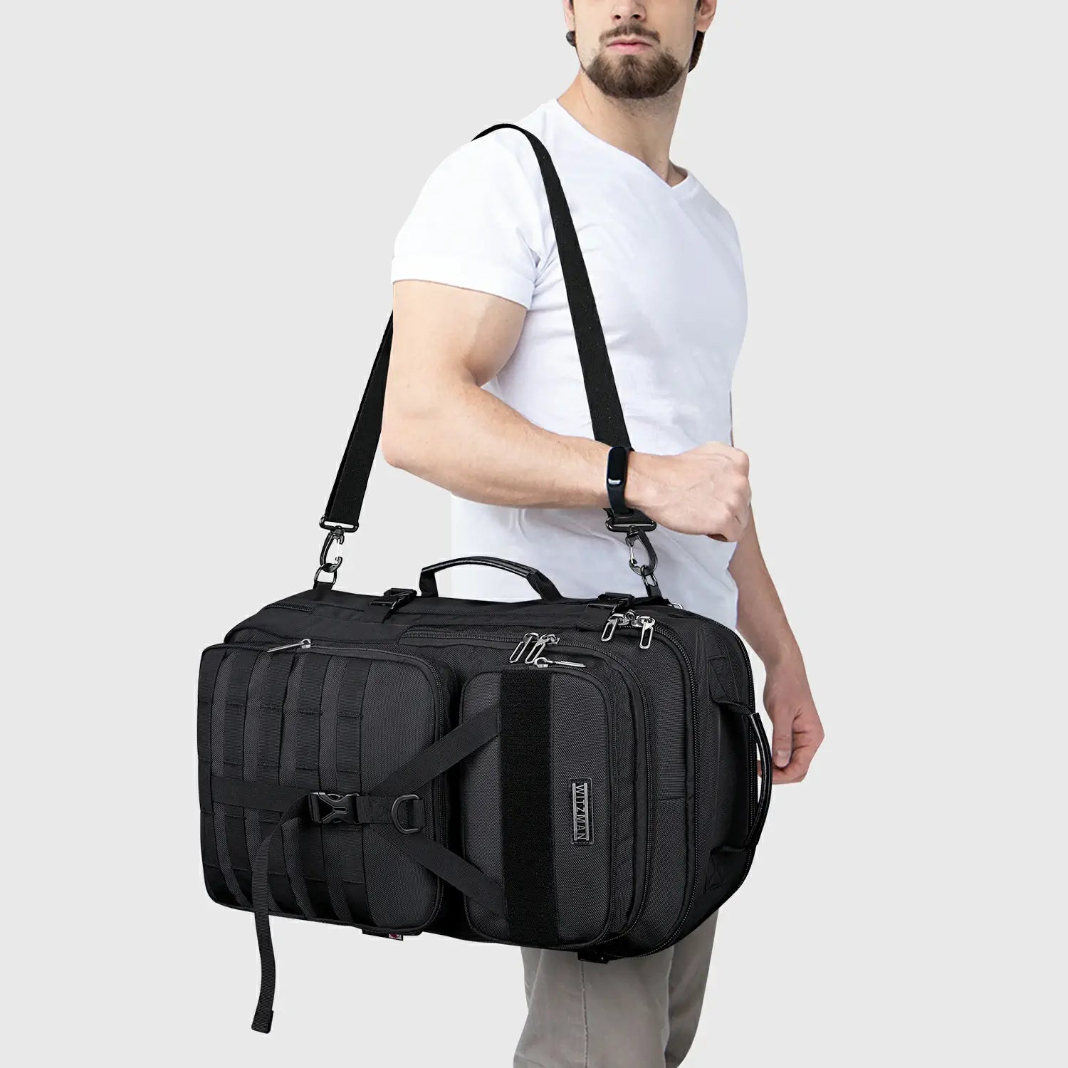 Witzman Men Large Luggage Nylon Backpack For Travel B688 product view 11