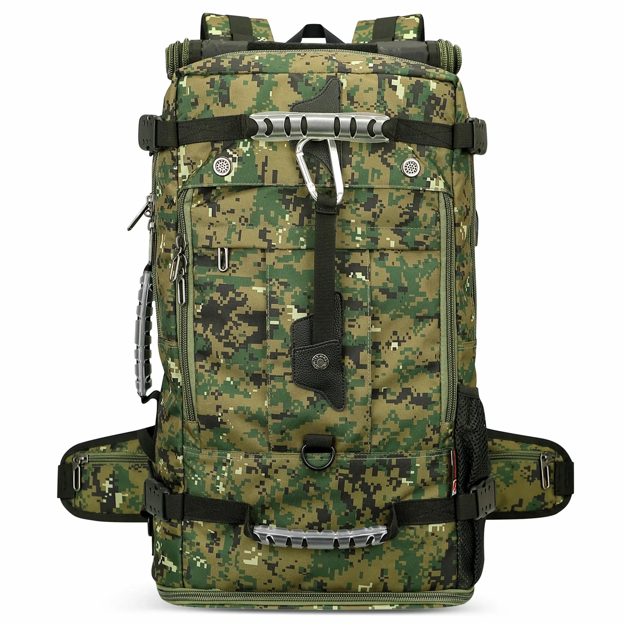 witzman b681 nylon travel backpack for men carry on bag #color_camo