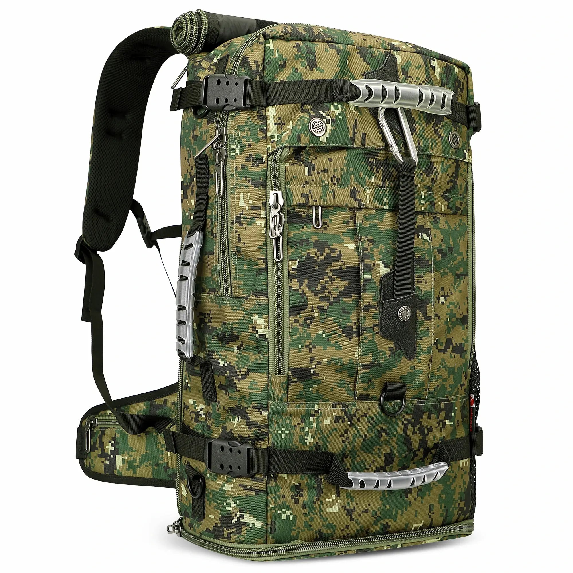 witzman b681 nylon travel backpack for men carry on bag #color_camo