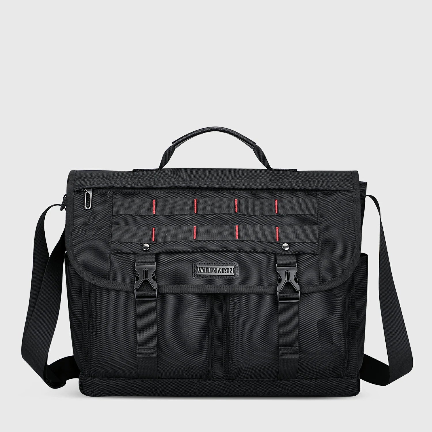 Messenger Bag Crossbody Large Lightweight Satchel Bag, three-quarter exterior angle