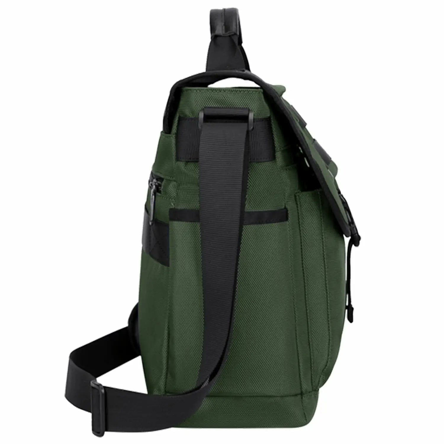 Business travel messenger bag for men witzman b701 #color_green