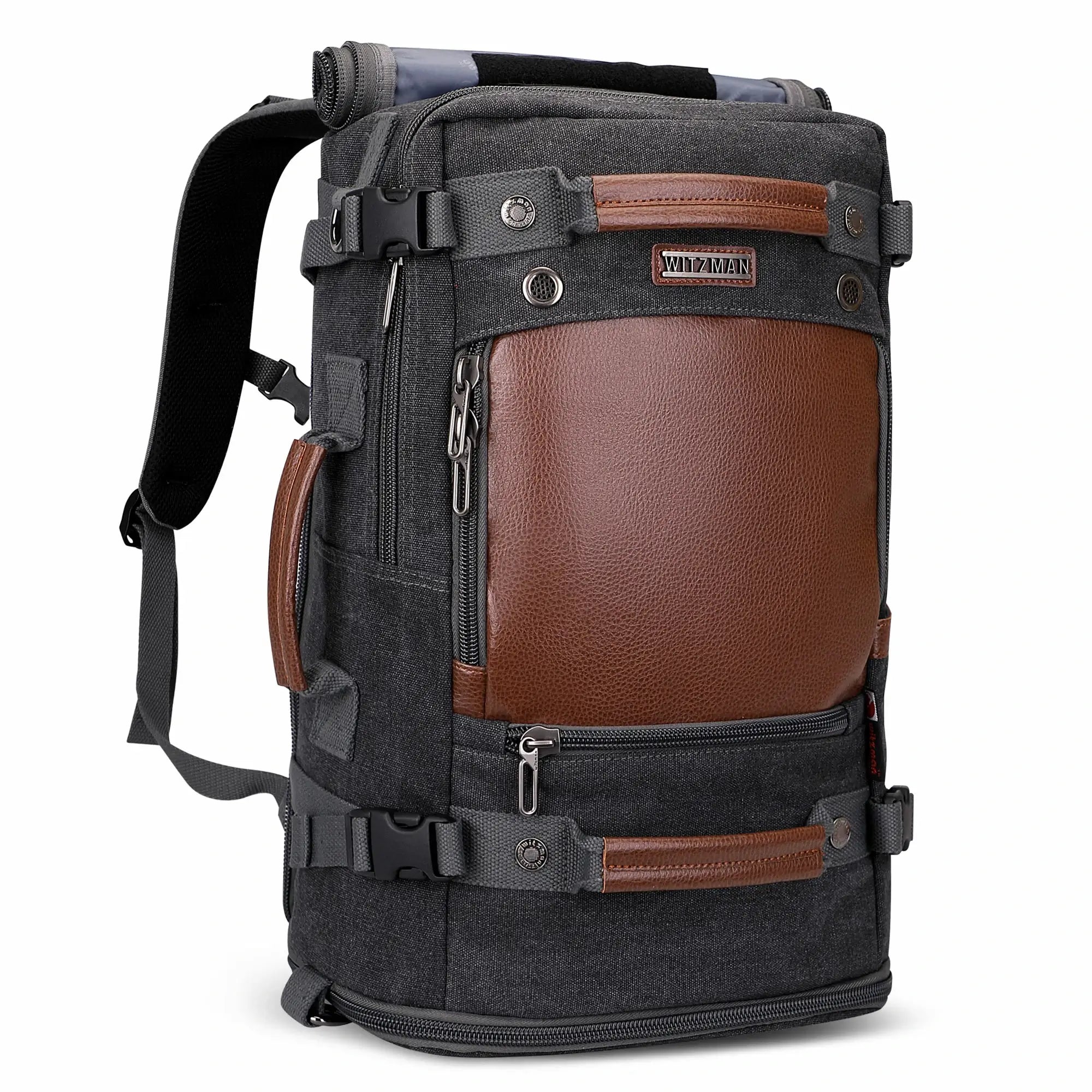 compact travel bag for men Carry on Vintage Travel Duffel Backpack 18.5 inch A2020-2