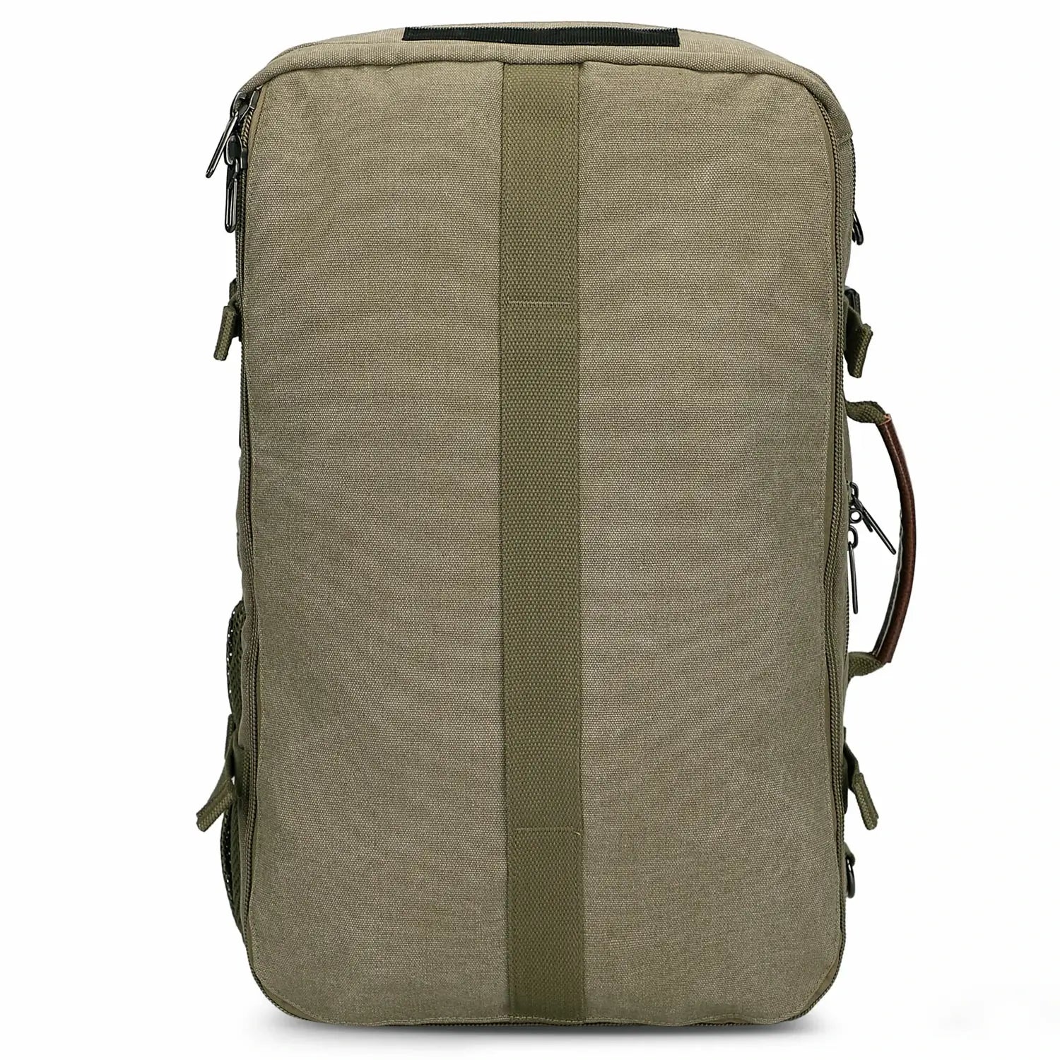 Convertible 40L travel backpack with USB port and 18+ compartments, fits 17 inch laptop, ideal for men and women a8013 best amry green backpack