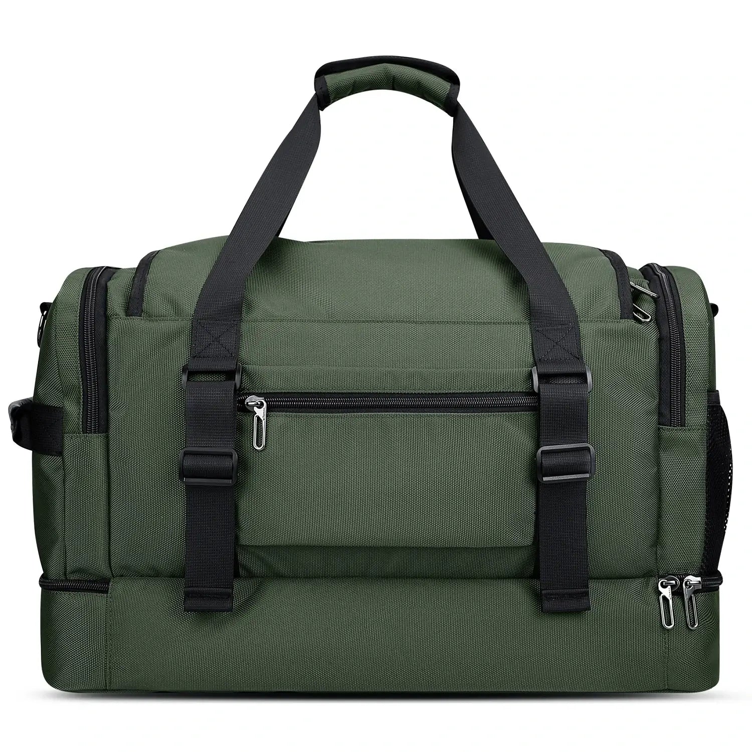 Double-Layer Duffel Bag Modern Split-Level Design with Bottom Shoe Compartment B723