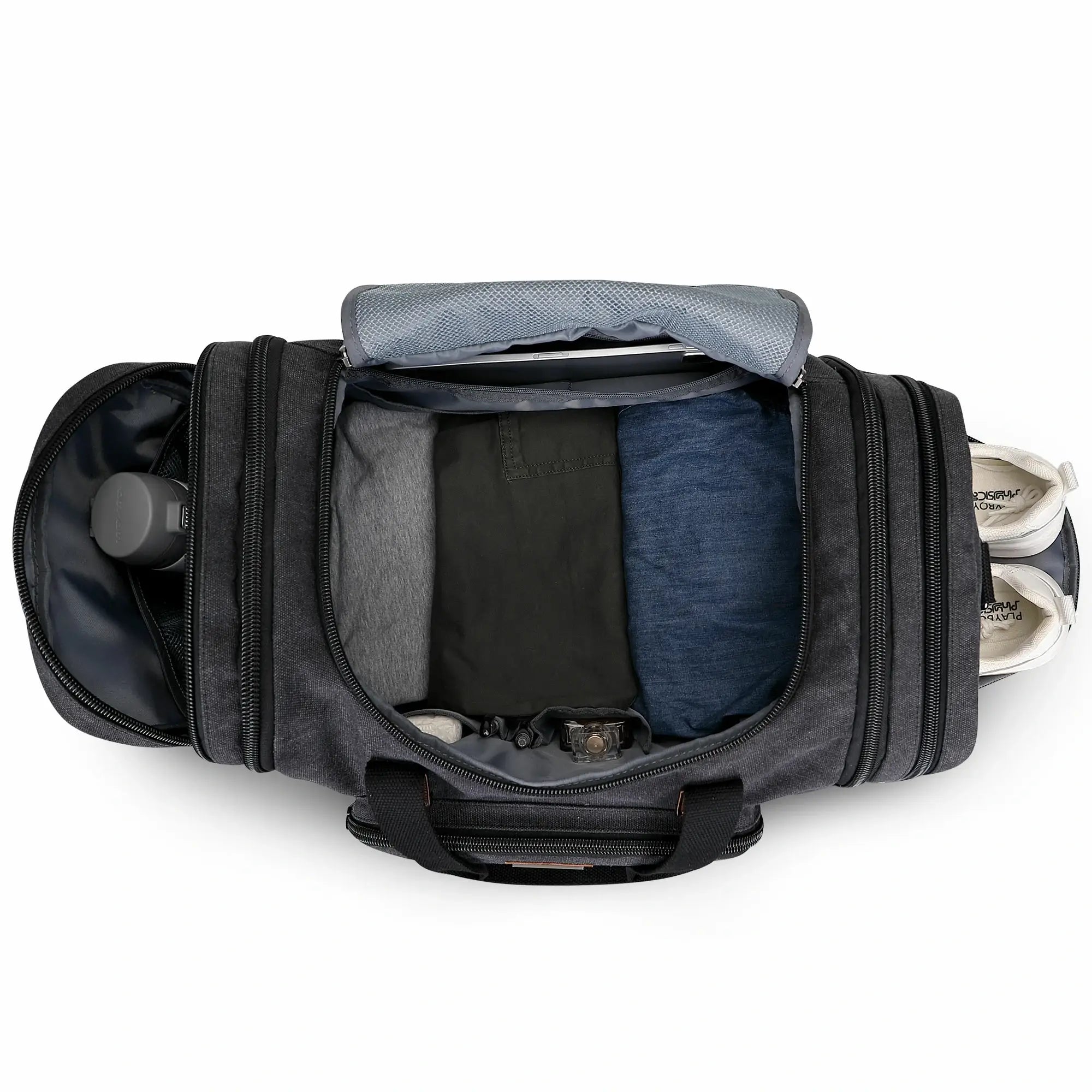 Mens Casual Large Canvas Travel Duffle Bags A8007