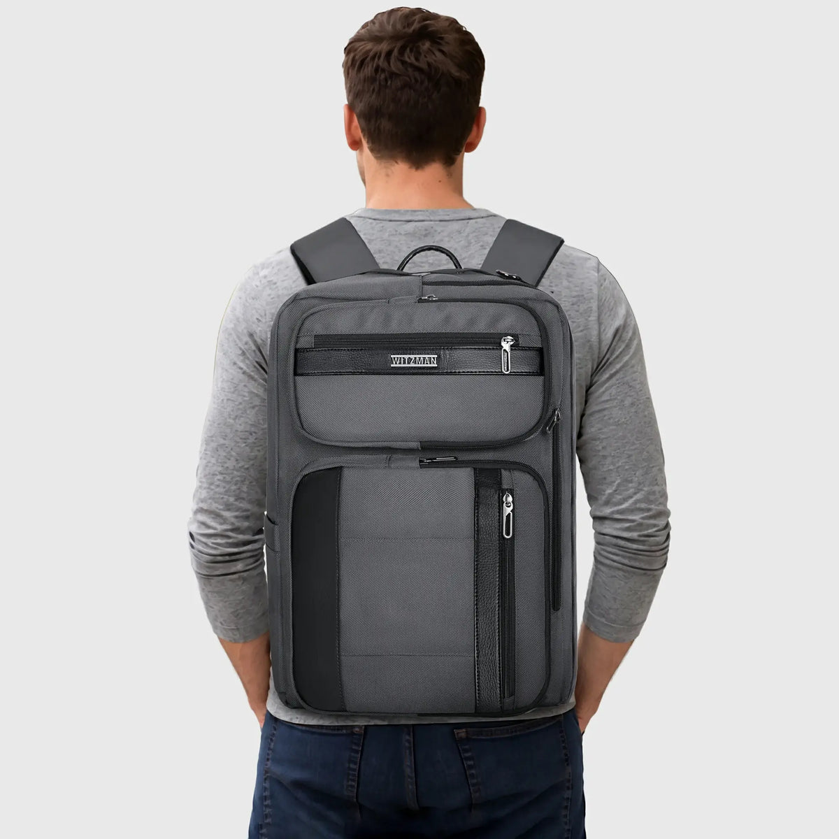 3-in-1 Briefcase Backpack for Men – 33L Laptop Bag B752