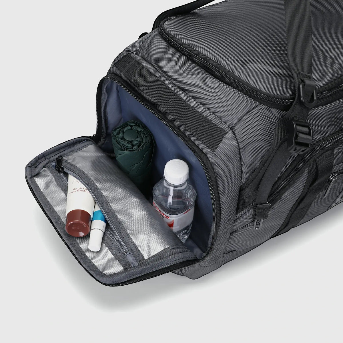 50L Nylon Duffle Bag with Shoe & Wet/Dry Compartments B757