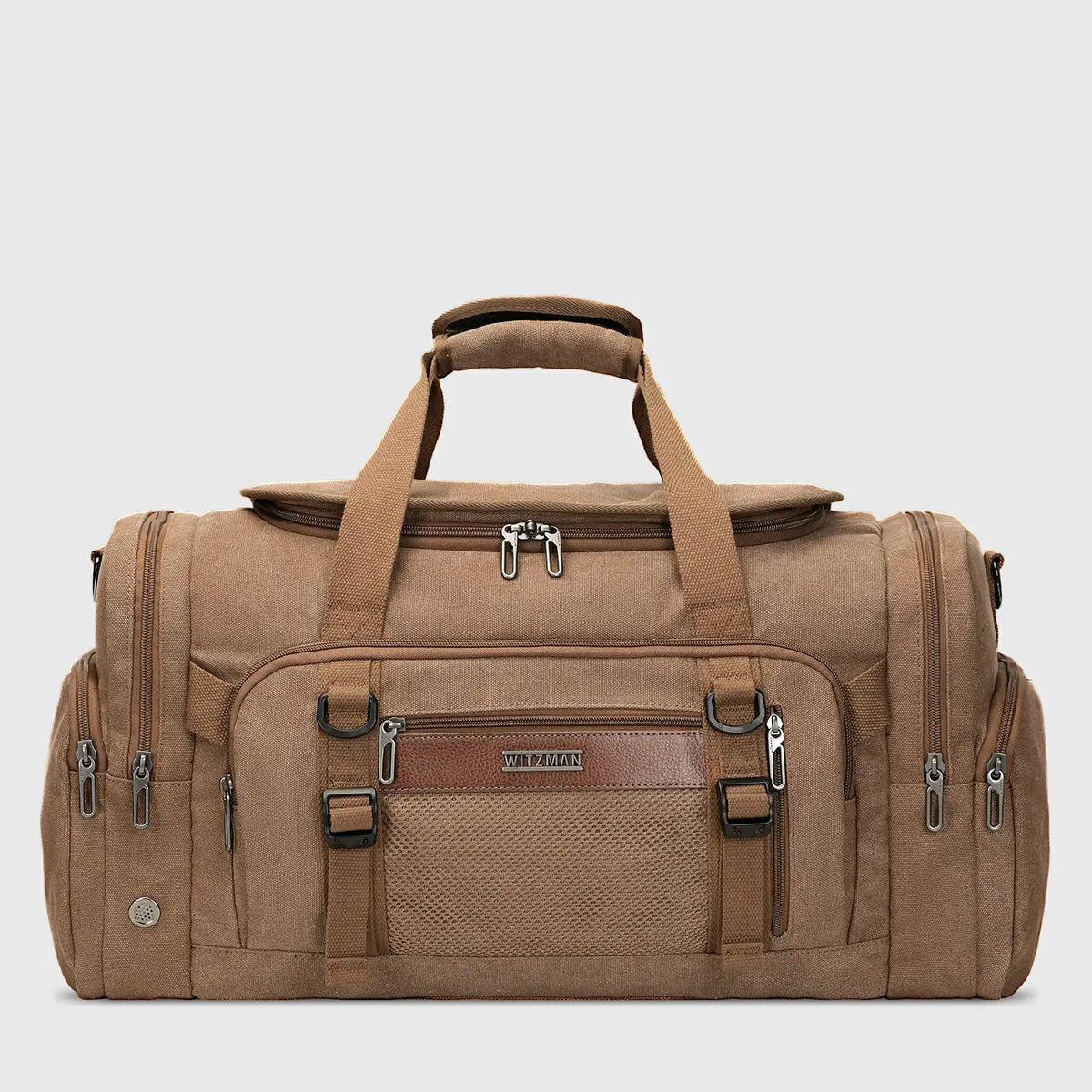 55L Canvas Duffle Bag for Men with Shoe Compartment A8032