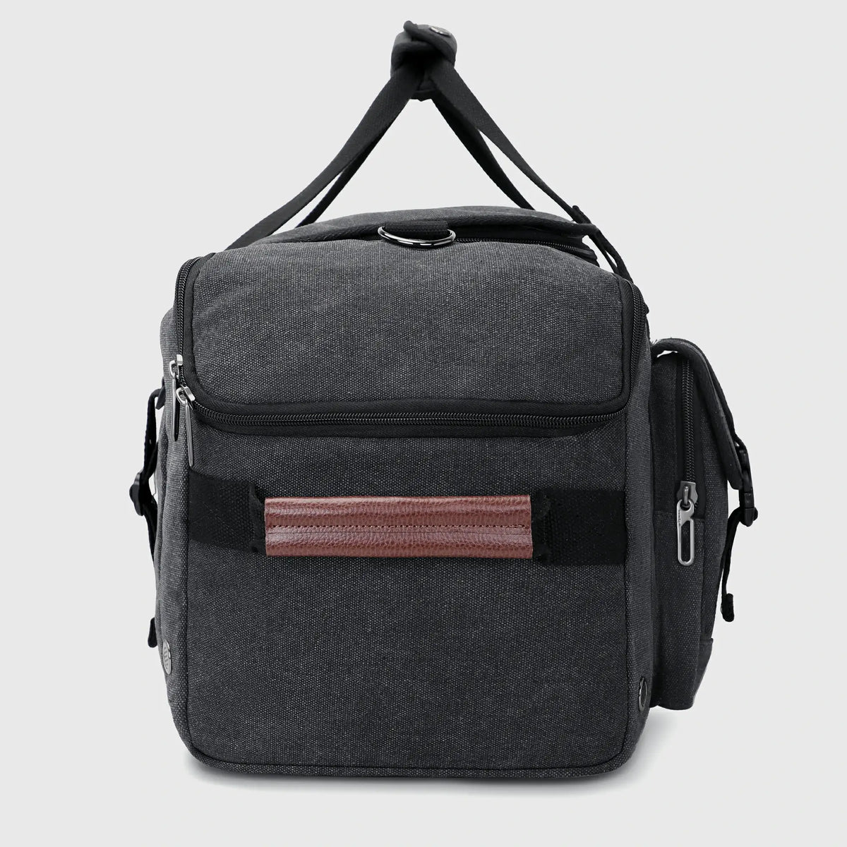 Canvas Duffle Bag with Shoe & Wet/Dry Compartments - A8035