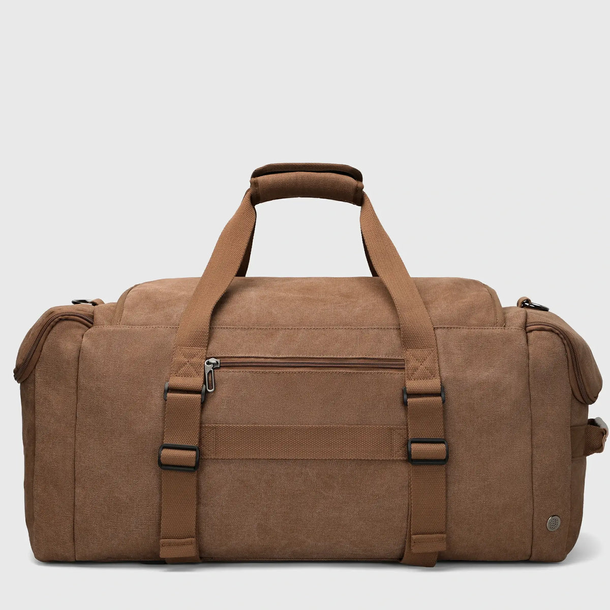 Canvas Duffle Bag with Shoe & Wet/Dry Compartments - A8035