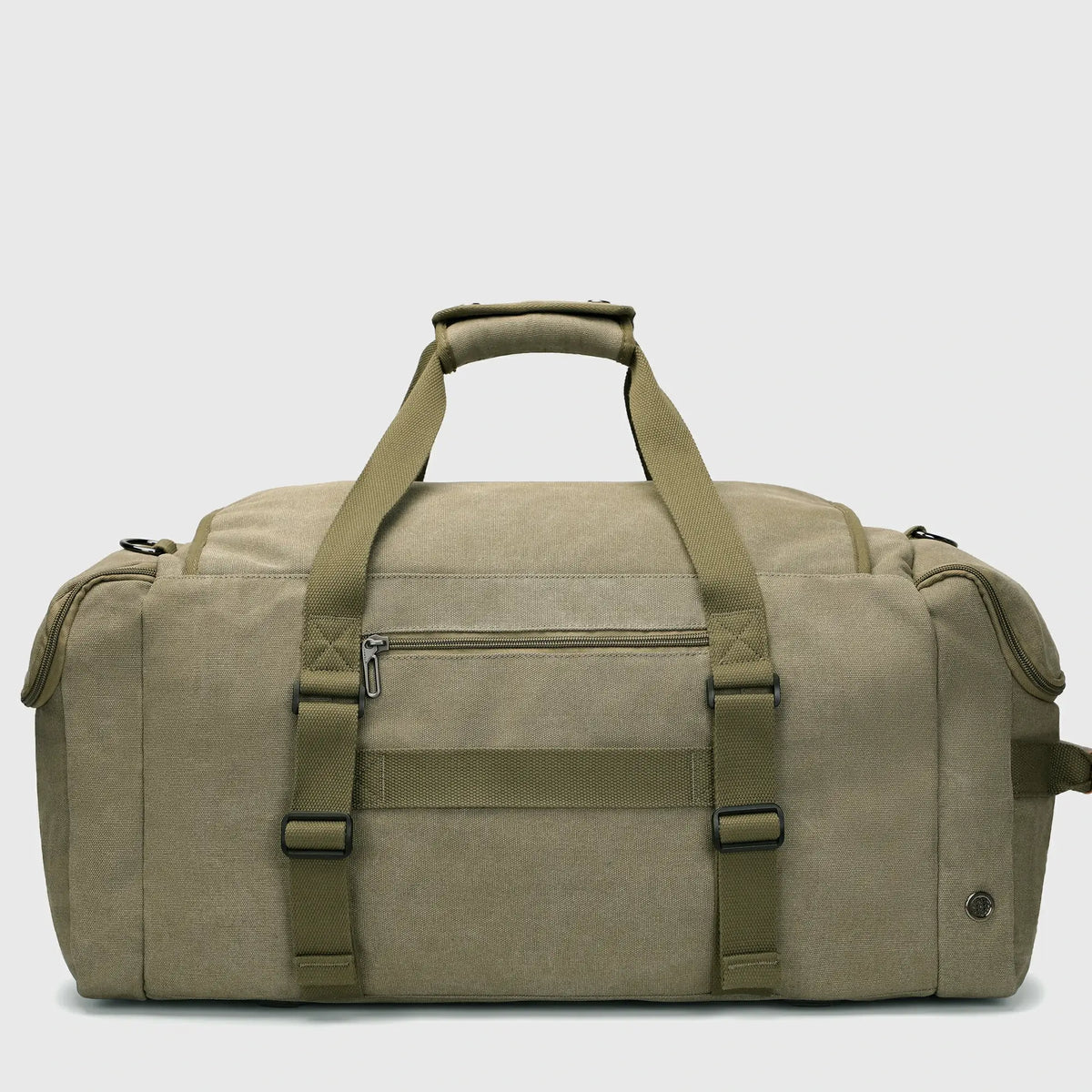 Canvas Duffle Bag with Shoe & Wet/Dry Compartments - A8035