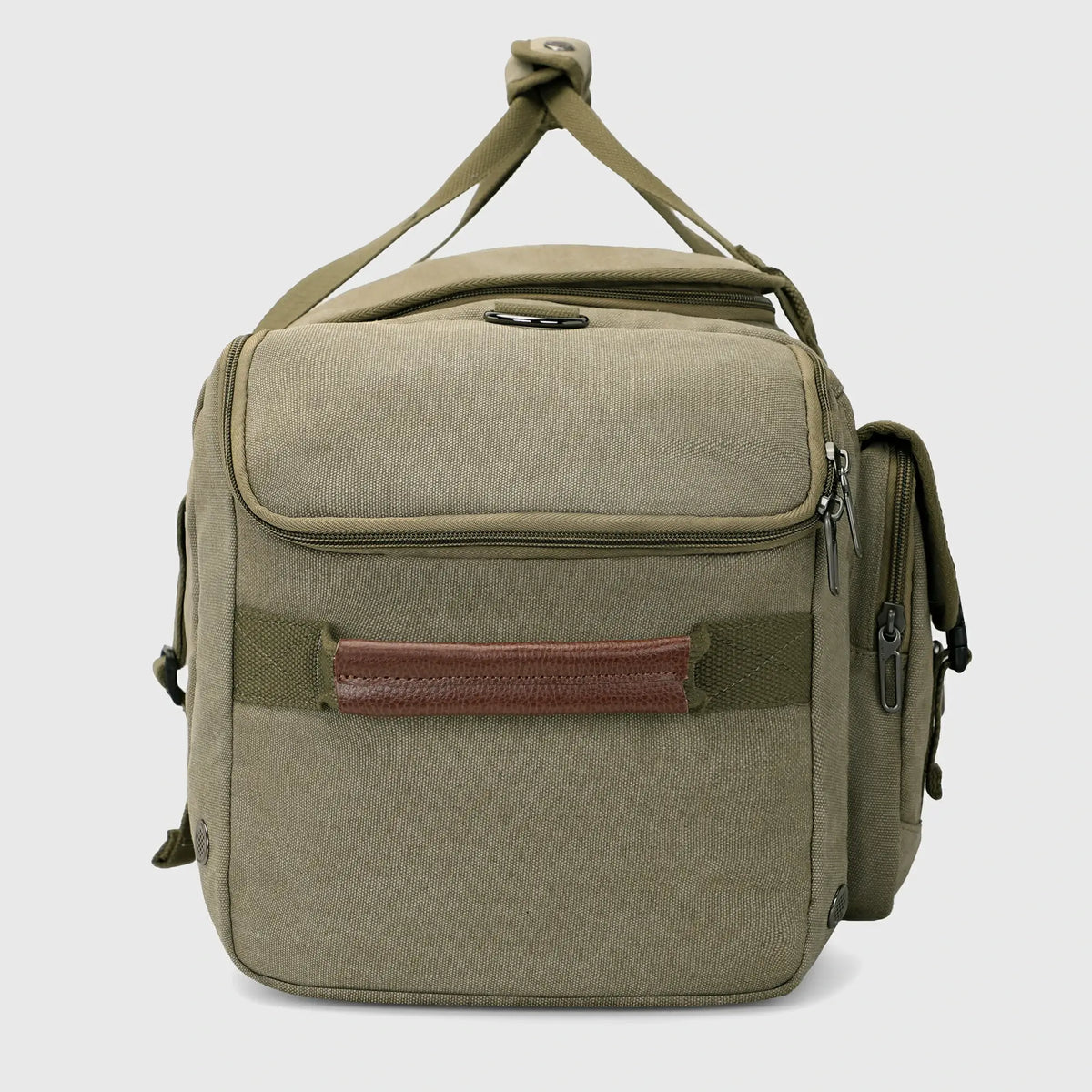 Canvas Duffle Bag with Shoe & Wet/Dry Compartments - A8035