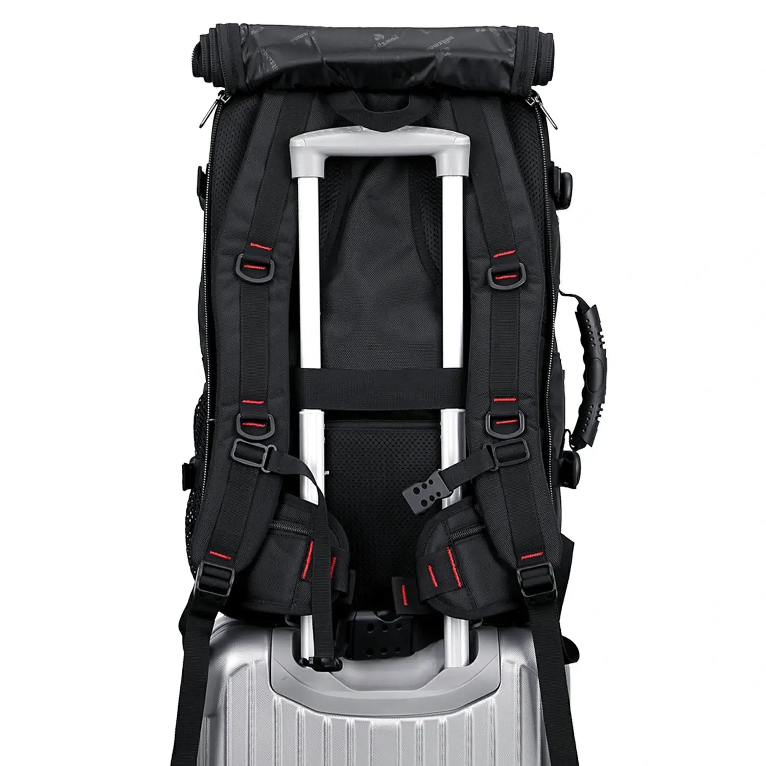 Multifunctional Leisure Carry on Travel Backpack black nylon pack for men witzman b682