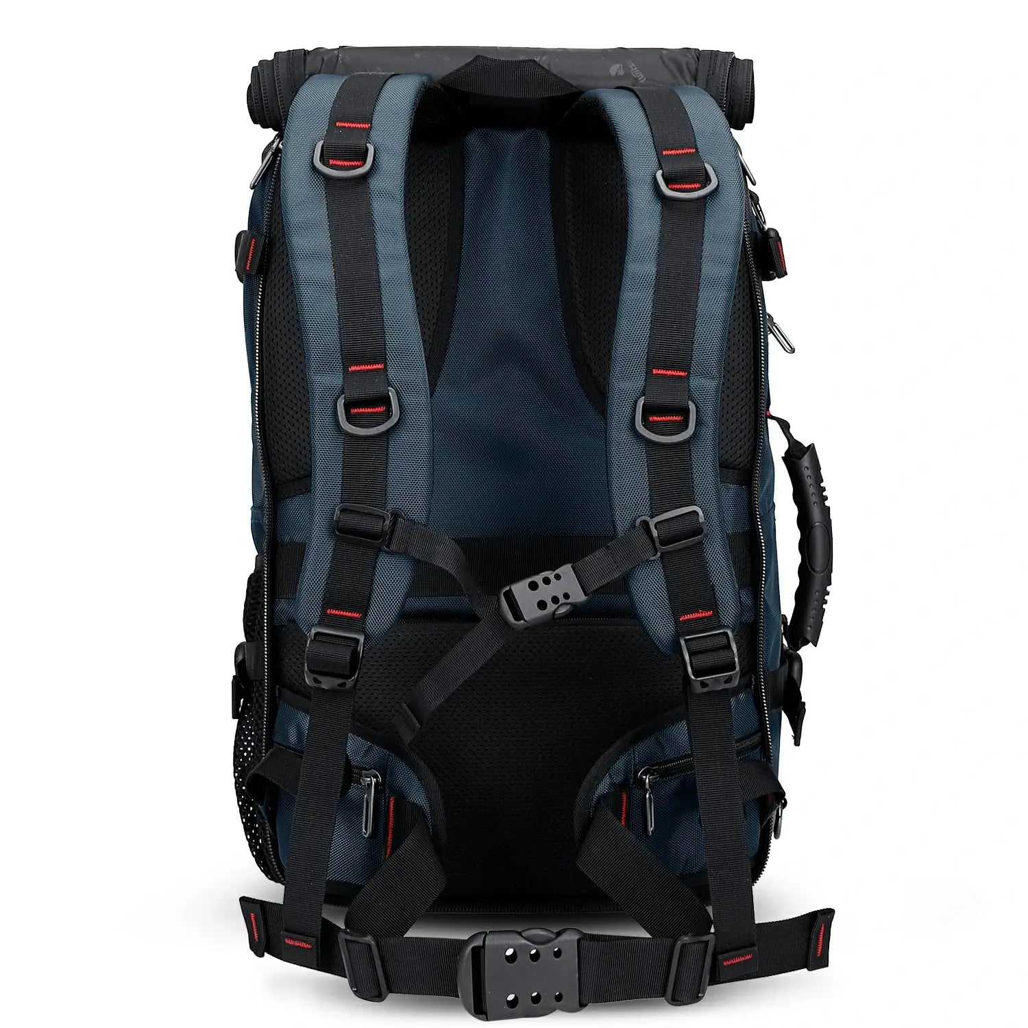 Multifunctional Leisure Carry on Travel Backpack sliver blue pack for men witzman b682 40L