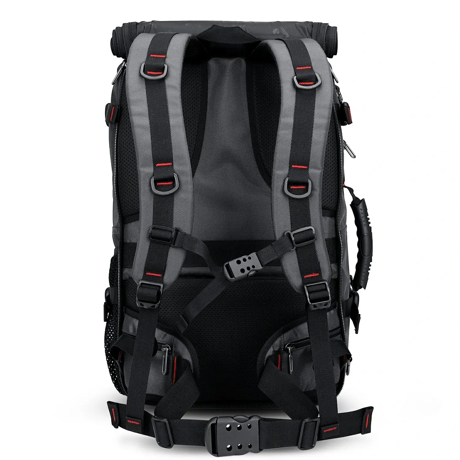 Multifunctional Leisure Carry on Travel Backpack sliver gray nylon pack for men witzman b682