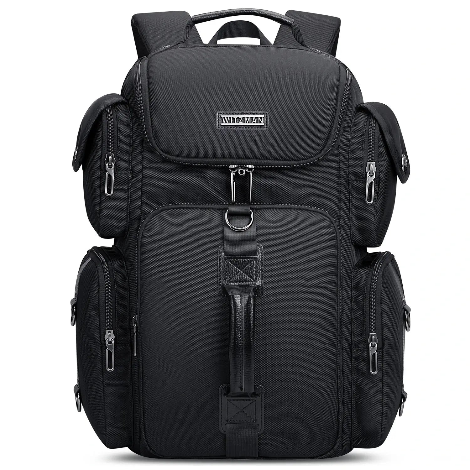 Carry-on Backpack for Men Commuting Casual Travel Laptop Backpacks, three-quarter exterior angle