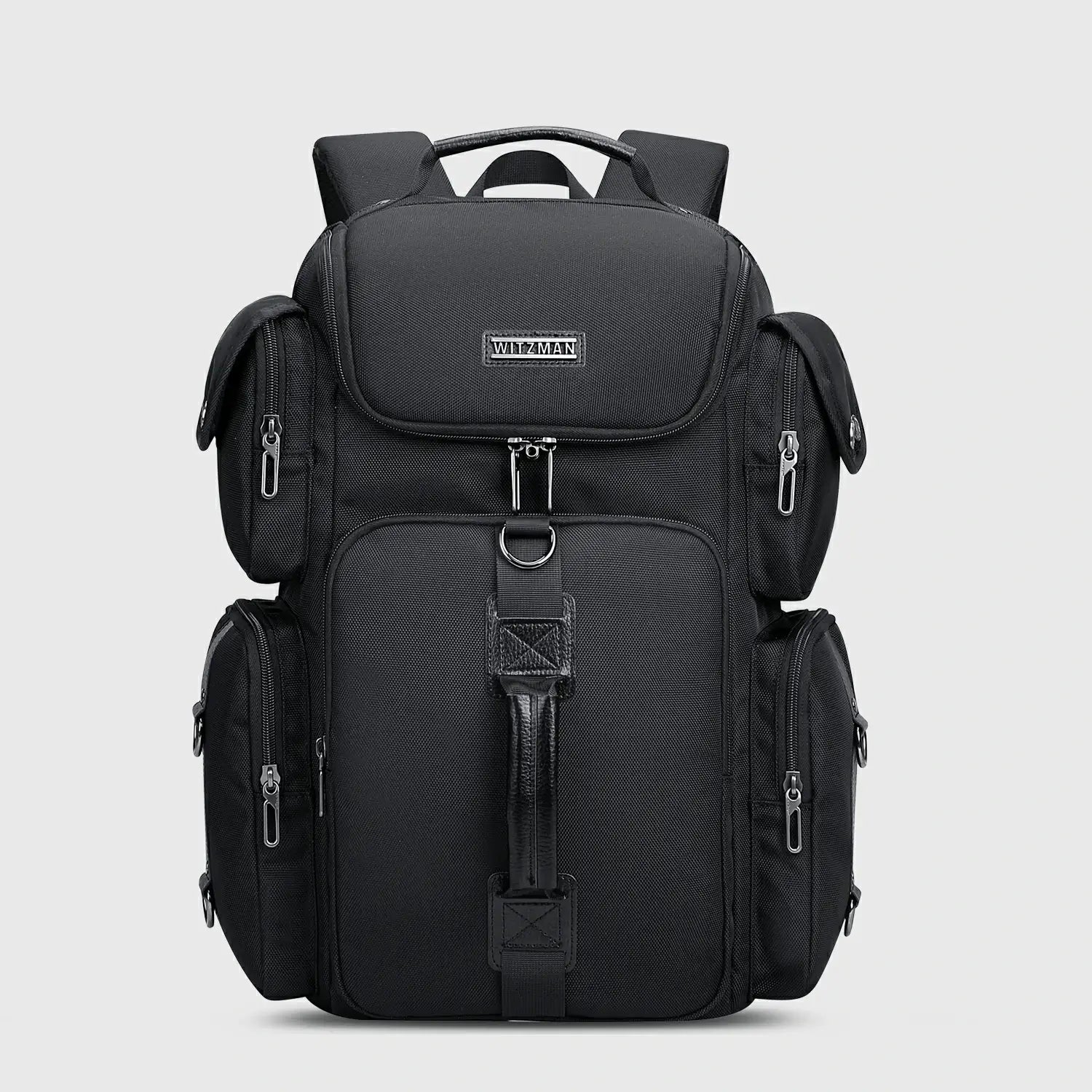 Carry-on Backpack for Men Commuting Casual Travel Laptop Backpacks, three-quarter exterior angle