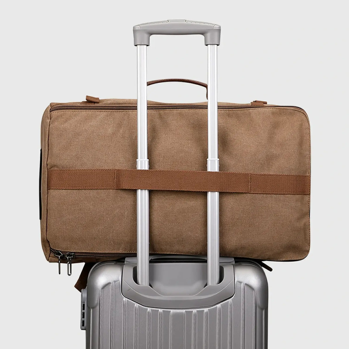WITZMAN A519-2 canvas travel backpack product view 7