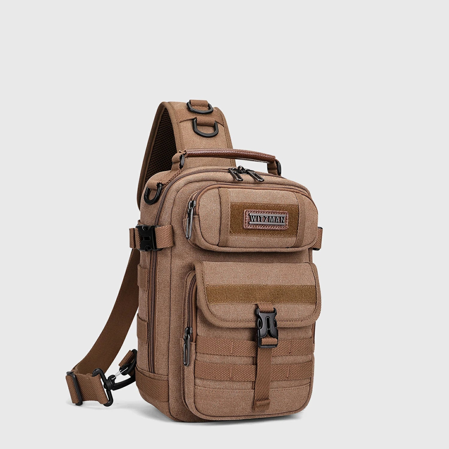vintage sling bag canvas A8021 product view 13 by Witzman