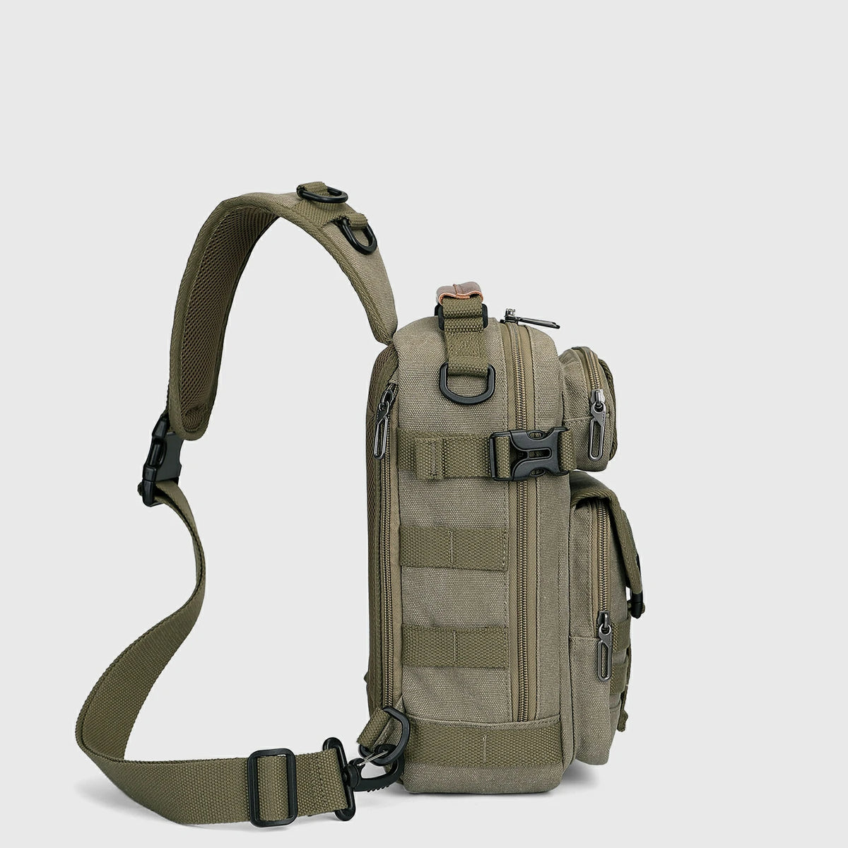 vintage sling bag canvas A8021 product view 24 by Witzman