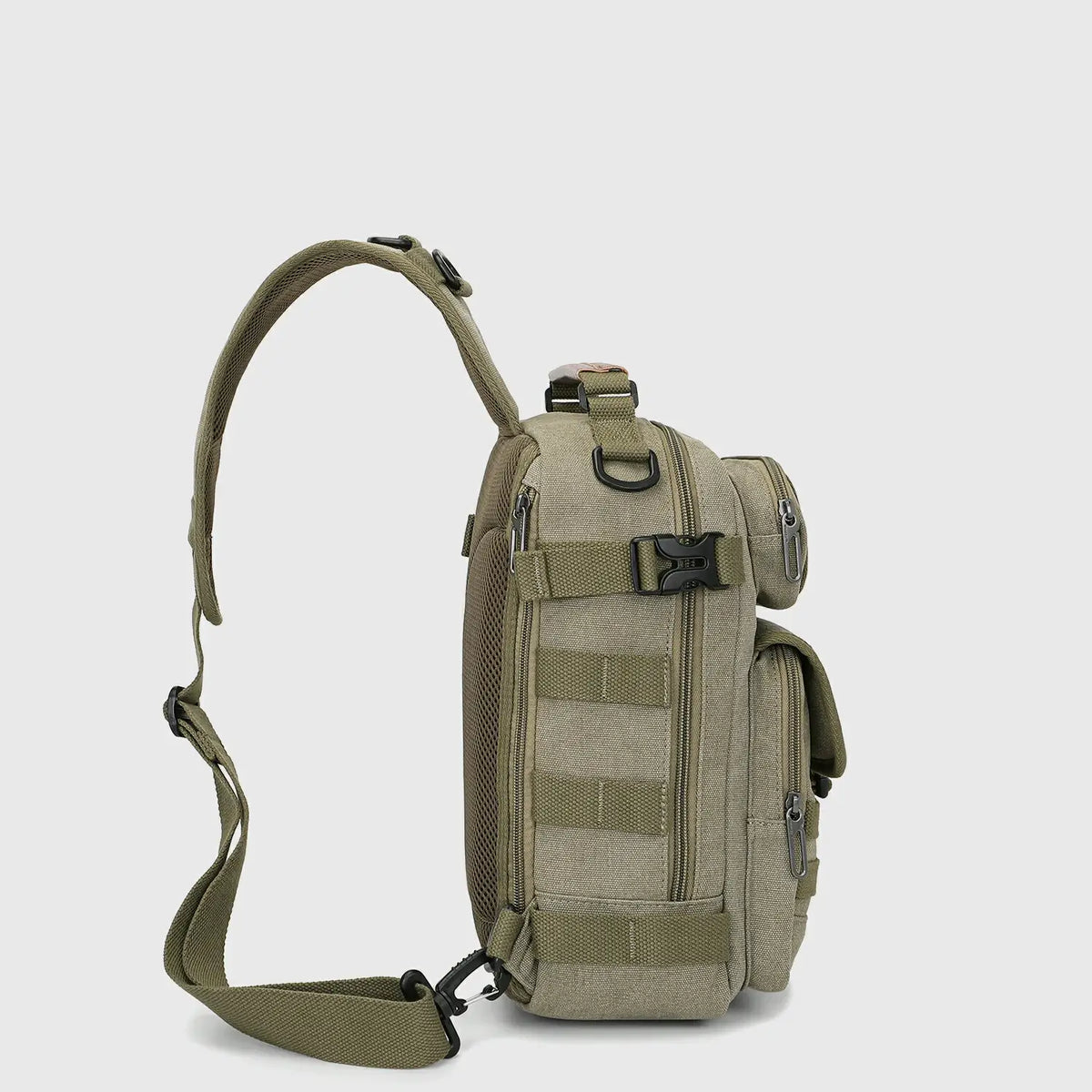 vintage sling bag canvas A8021 product view 24 by Witzman