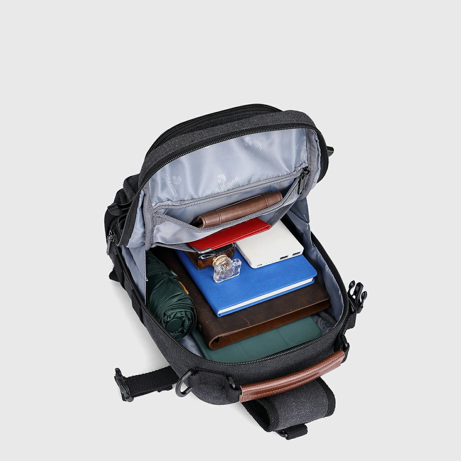vintage sling bag canvas A8021 product view 7 by Witzman