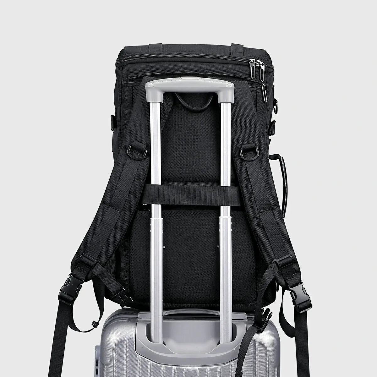 luggage strap carry on travel backpack for men with USB port