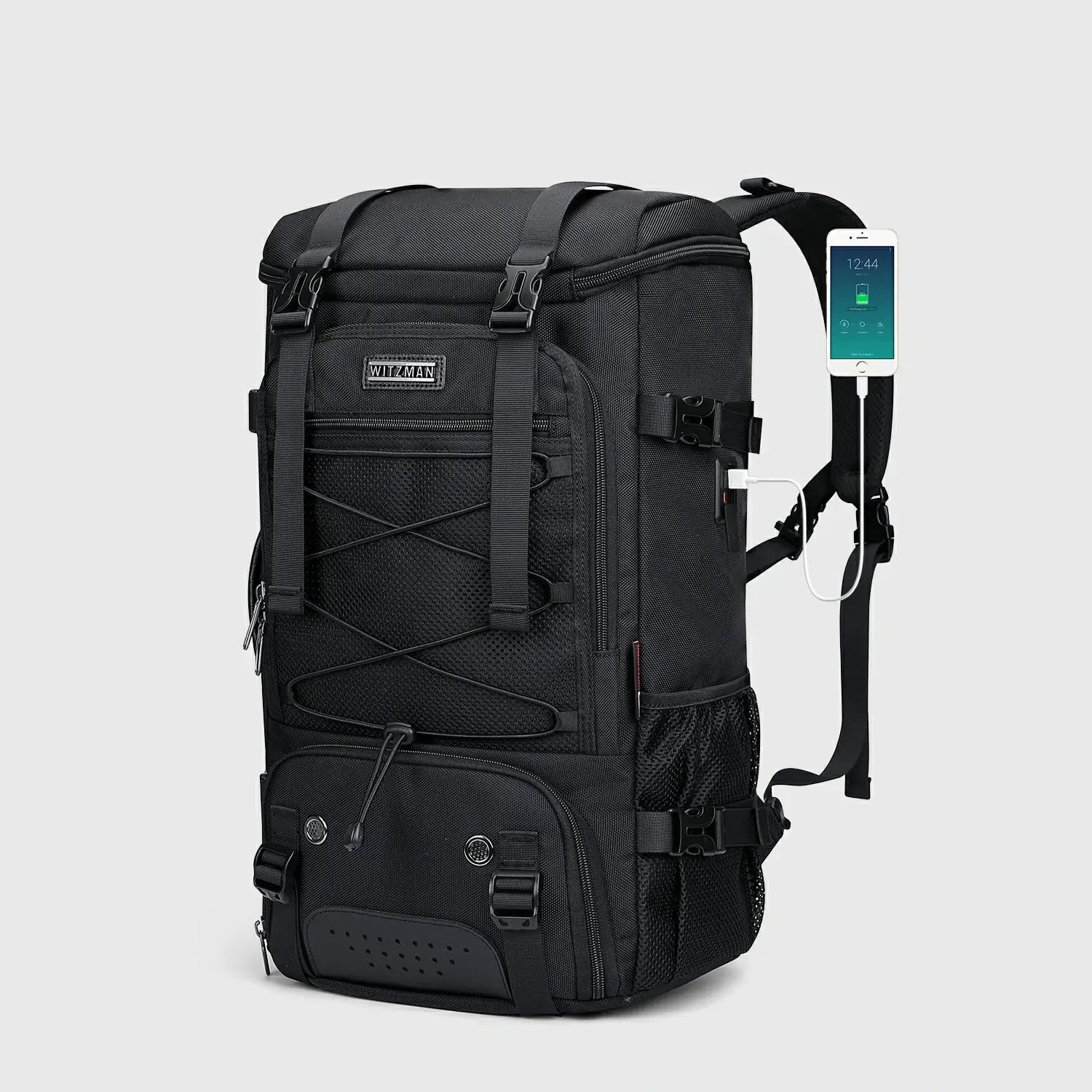 Men’s 3-in-1 convertible travel backpack with shoe compartment witzman b715