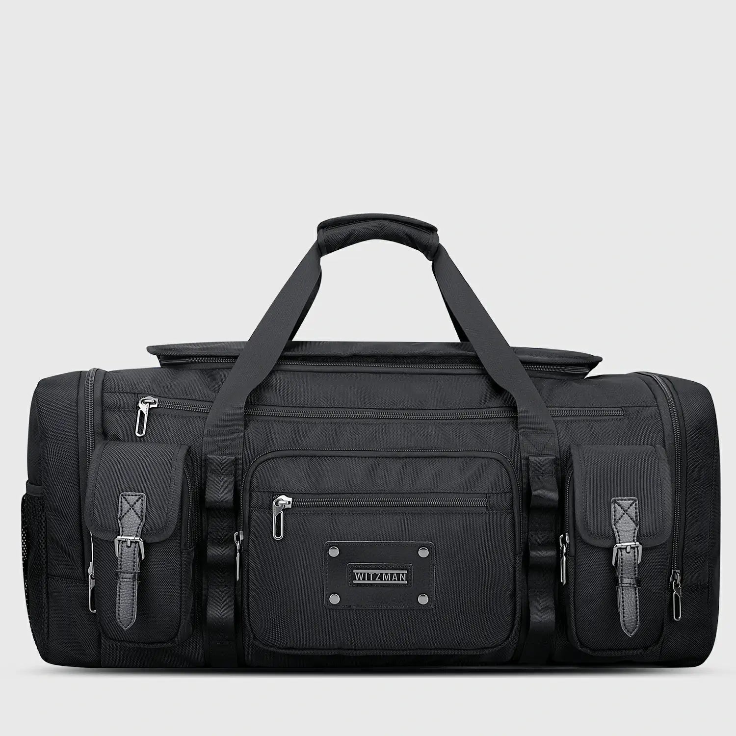 WITZMAN Large Travel Duffel Bag 54L Men Weekender Bag with Shoe Compartment