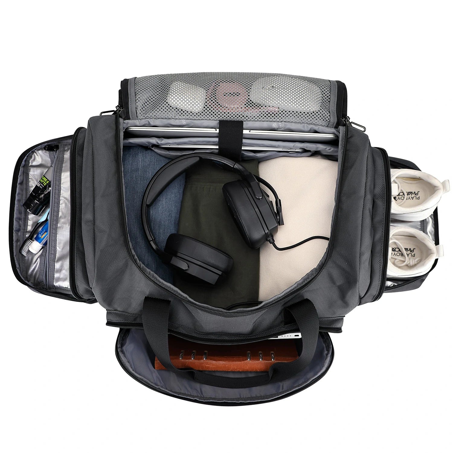 Travel Duffel Bag for Men Nylon Carry On Weekender Bag B719