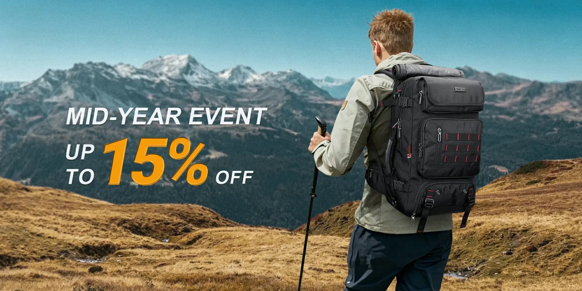 WITZMAN mid-year sale travel bags promotion with up to 15% off