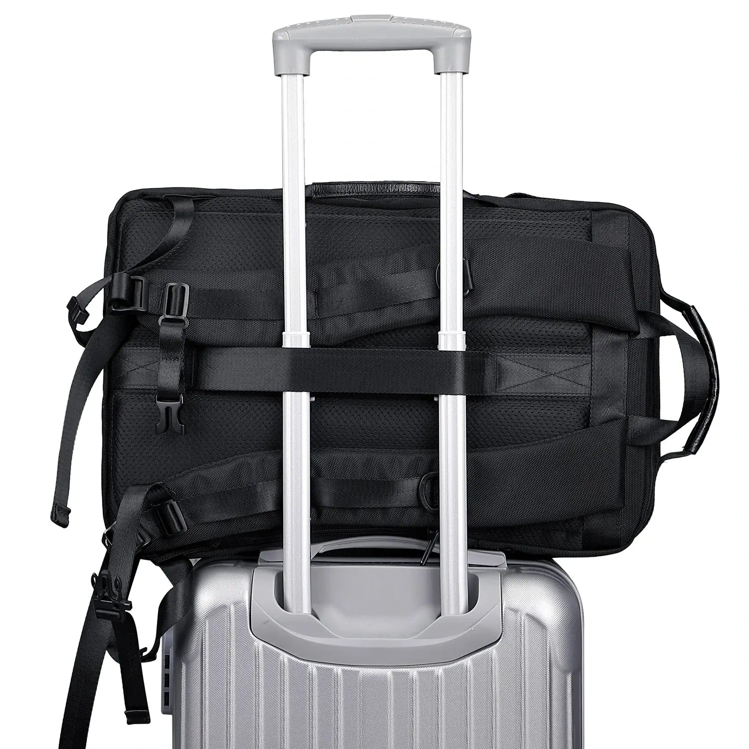 Lightweight carry on backpack for business and weekend trips luggage strap