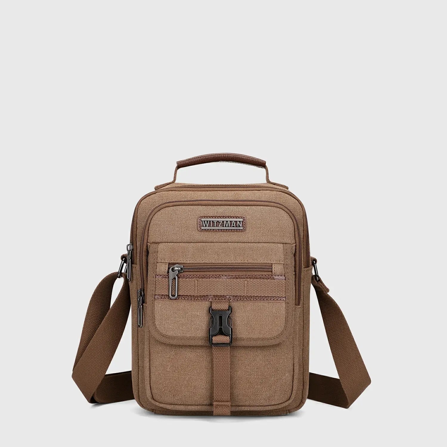 Canvas Crossbody Bag for Men Vintage Messenger Satchel A8014