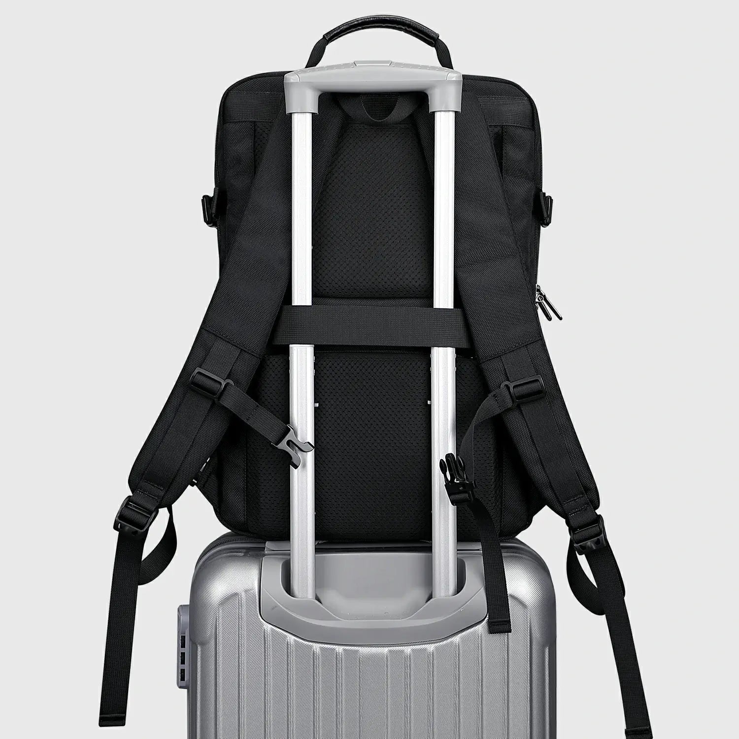WITZMAN B716 nylon travel backpack product view 7