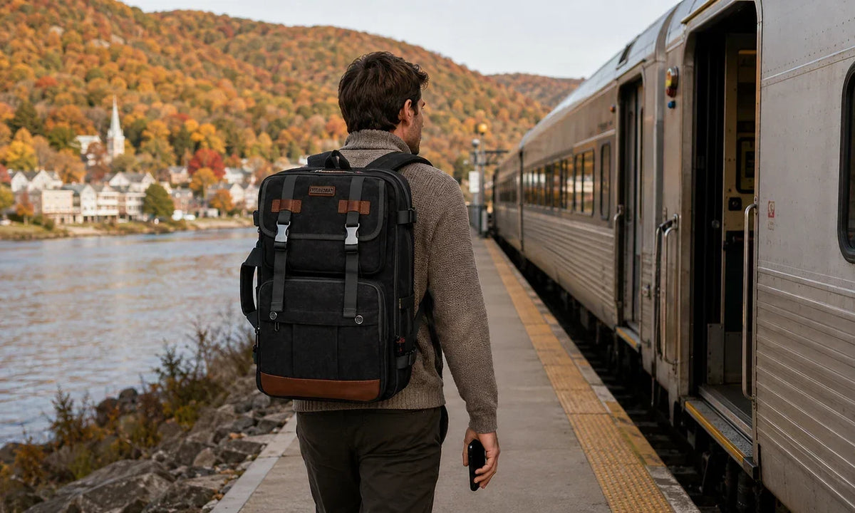 Autumn by Train: A Window-Seat Journey Through the Hudson Valley
