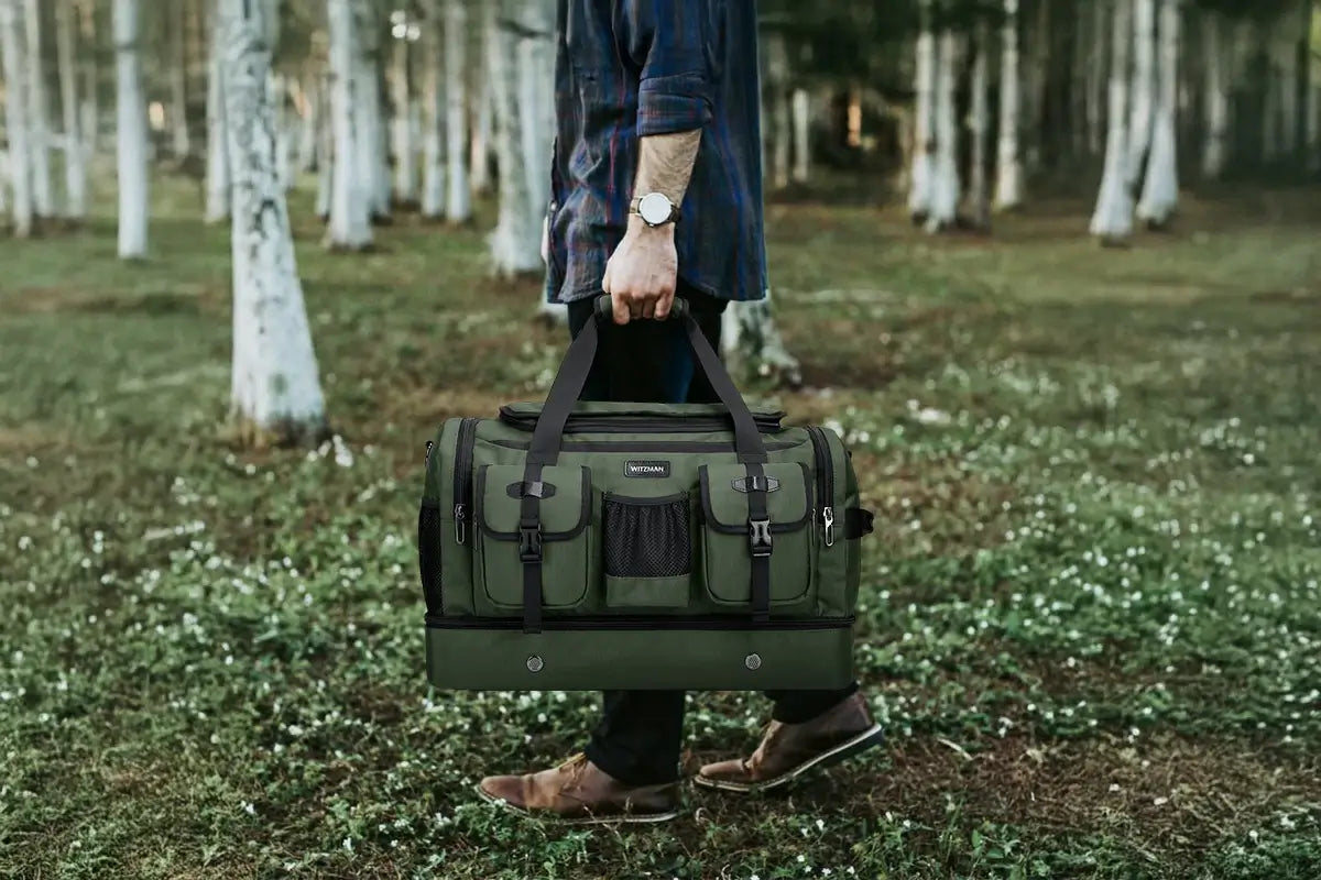 witzman nylon duffel bag for men