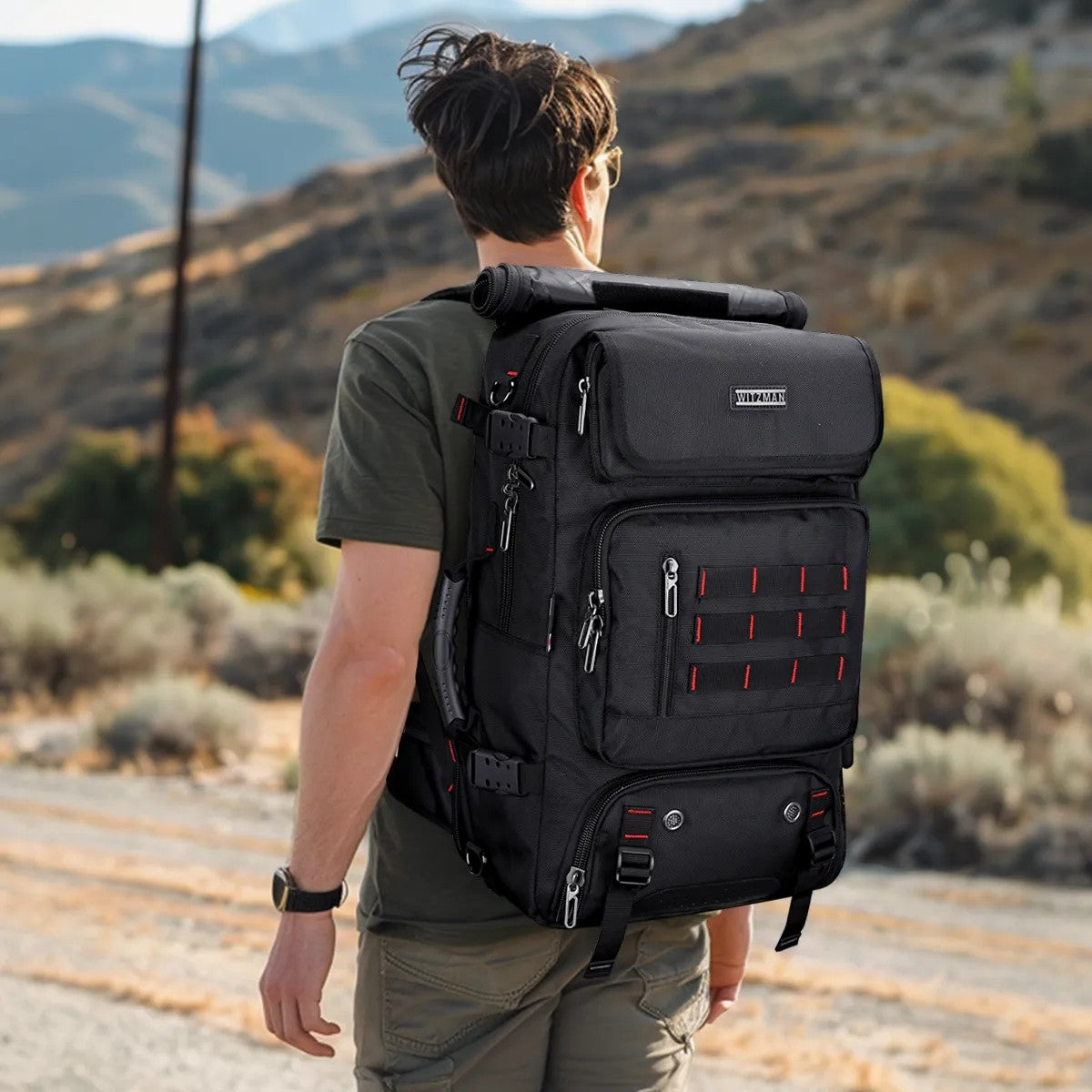 Nylon Travel Backpacks for Men | WITZMAN