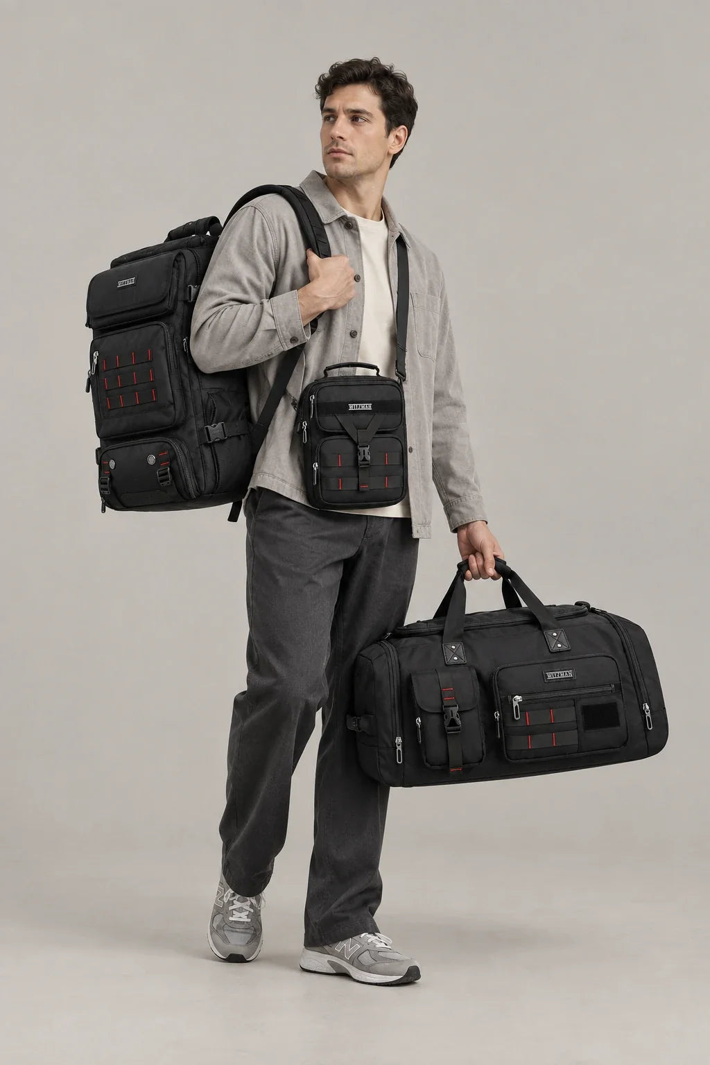 Urban Tactical Travel Trio – lifestyle view