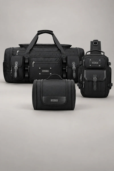 55L Long-Haul Travel Trio – complete product set