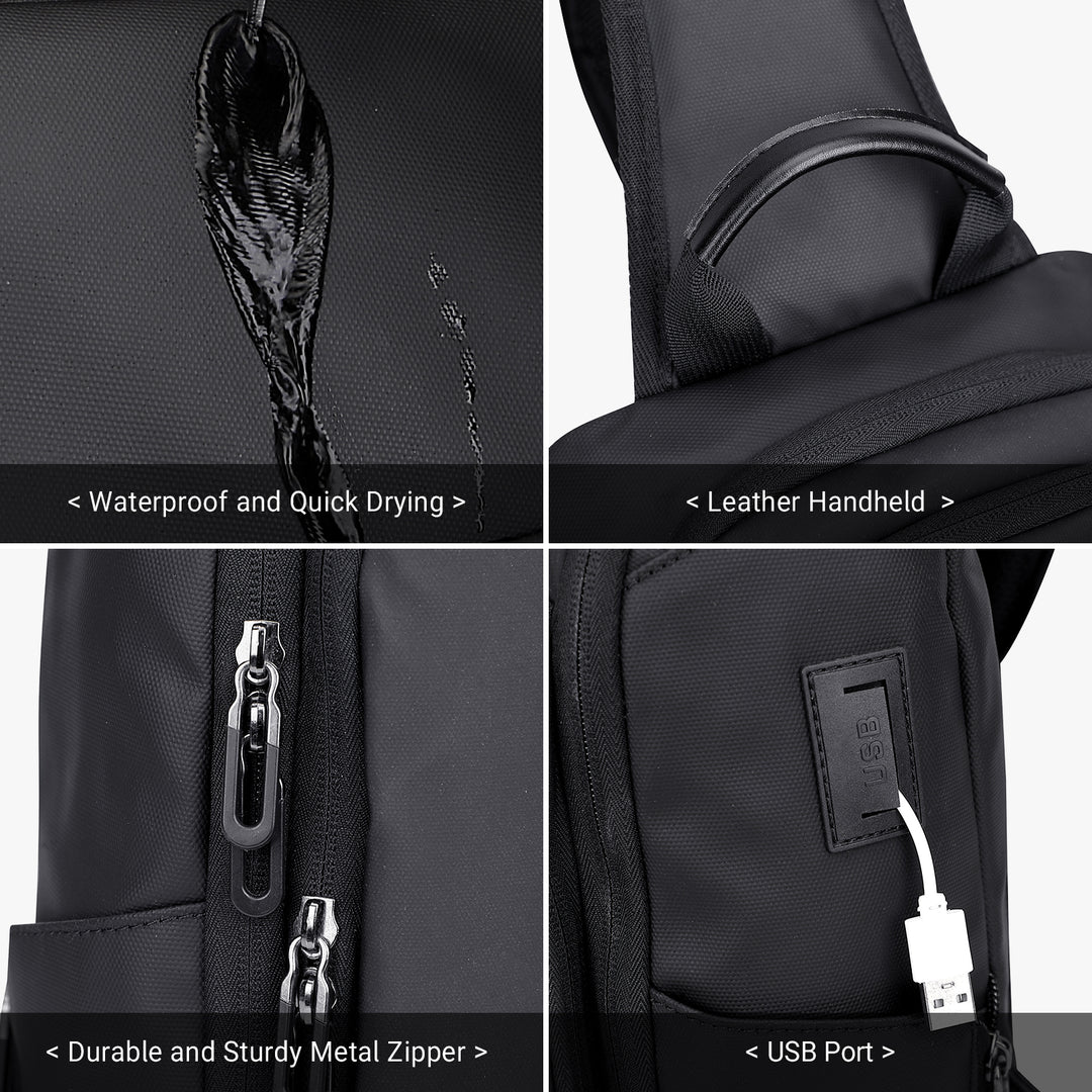 Sling Bag for Men Small Lightweight Travel Daypack