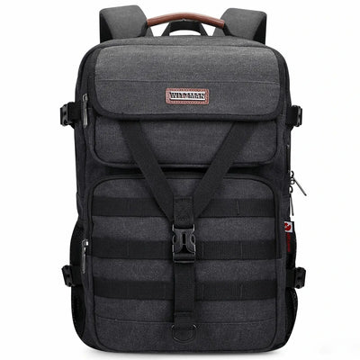 Men’s Canvas Travel Backpack TSA Vintage Carry-On Bag A8012