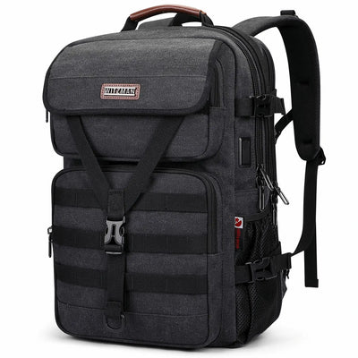 Men’s Canvas Travel Backpack TSA Vintage Carry-On Bag A8012