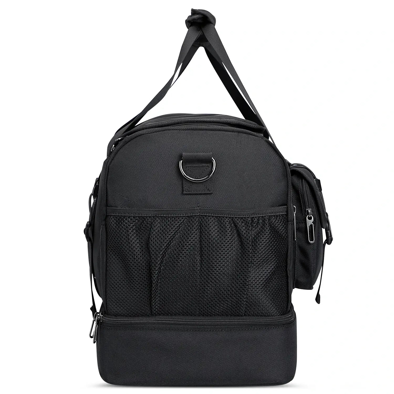 Double-Layer Duffel Bag Modern Split-Level Design with Bottom Shoe Compartment B723