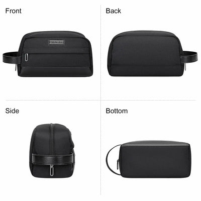 B692 Black Travel Bathroom Bag Toiletry Bag Shaving Bag Cosmetic bag