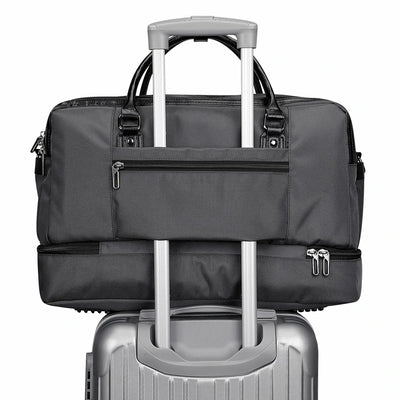 High-end fashion travel nylon duffle bag set 