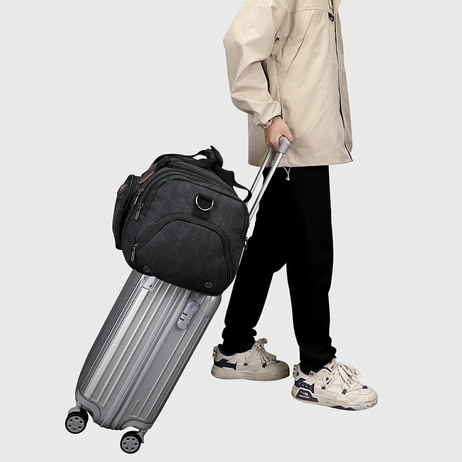 Witzman Mens Casual Large Canvas Travel Duffle Bags A8007 product view 10