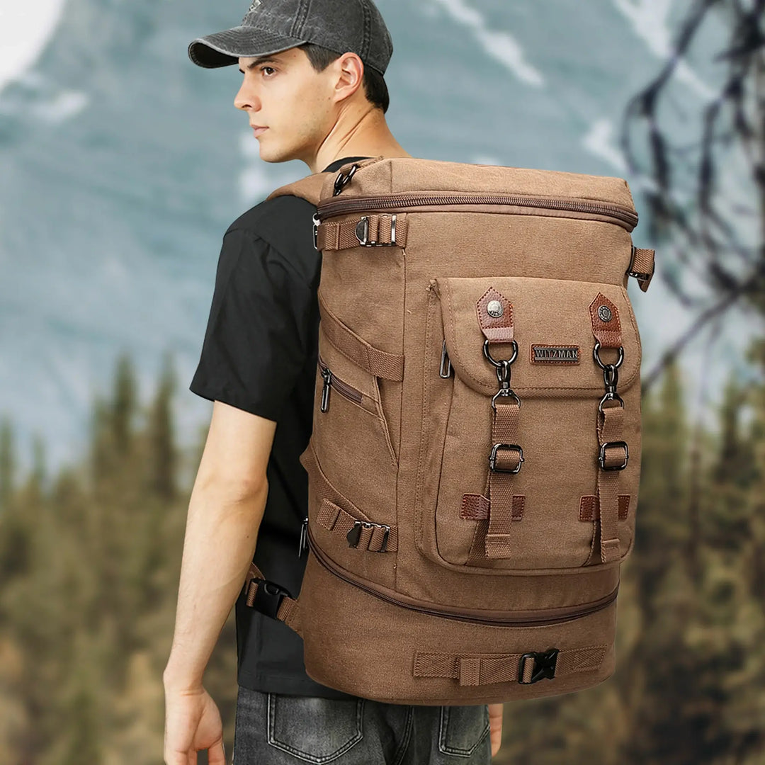 Large canvas rucksack clearance