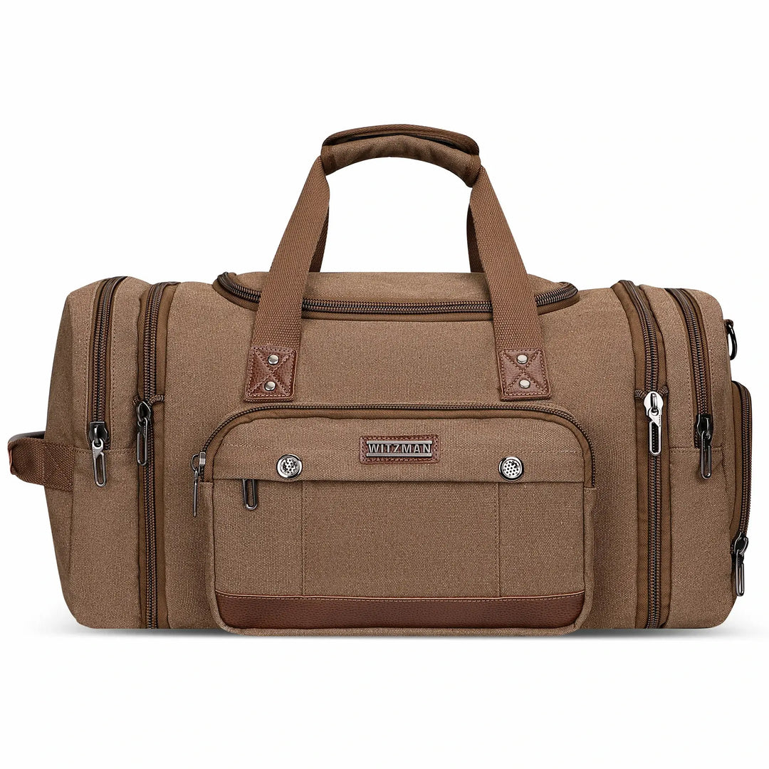 Mens Duffle Bags for Traveling Canvas Weekender Travel Bag WITZMAN